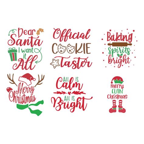 Christmas SVG Bundle, Christmas Quotes, Santa svg, baking sv - Inspire Uplift