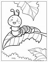 coloring Pages Caterpillar Clipart White Clip Library sketch template