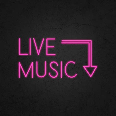 LIVE MUSIC Neon Sign | Neon signs, Neon, Live music