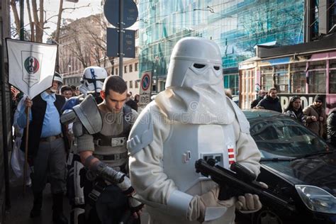 People of 501st Legion Take Part in the Star Wars Parade in Milan ...