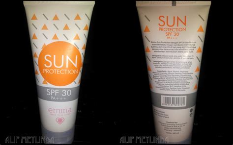 Review Emina Sun Protection (Sunscreen Emina) - Alif Meylinda