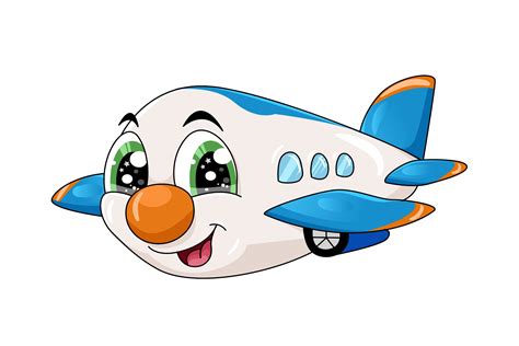 Cute Cartoon Airplane Character Grafica di neves.graphic777 · Creative ...