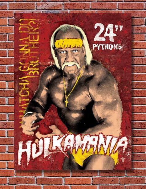 Hulkamania: a Hulk Hogan Art Print - Etsy