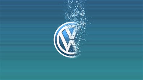 Vw Logo Wallpaper 4k