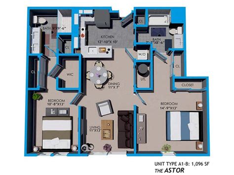 Park Place Apartments Floor Plans - floorplans.click