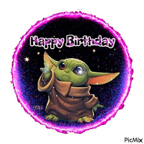 Baby Yoda Happy Birthday Gif Pictures, Photos, and Images for Facebook ...