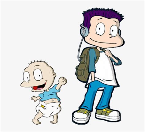 Dil And Tommy-yv302 - Rugrats Tommy Grown Up - Free Transparent PNG ...