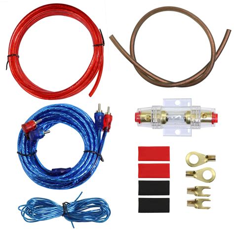 Buy 10 Gauge Car Amp Wiring Kit –Welugnal A Car Amplifier Install subwoofer Wire Wiring Kits ...