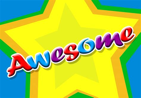 Make Your Designs Truly Awesome with Awesome Word Clipart Collection ...