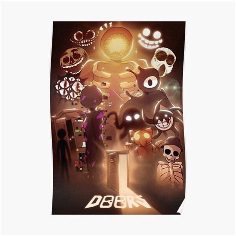 "Roblox doors, all team " Poster by doorzz | Redbubble