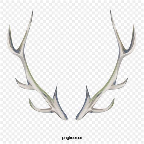 Elk Antlers, Antlers Clipart, Hand Painted Antlers, Antlers PNG ...