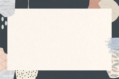 Terrazzo frame on beige background vector | premium image by rawpixel.… | Background for ...