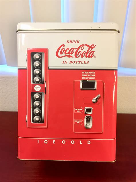 1997 Coca Cola Vintage Bottle Vending Machine Tin - Etsy