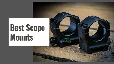 The 10 Best Scope Mounts for Accurate Shooting & Hunting in 2024 - The Shooting Gears