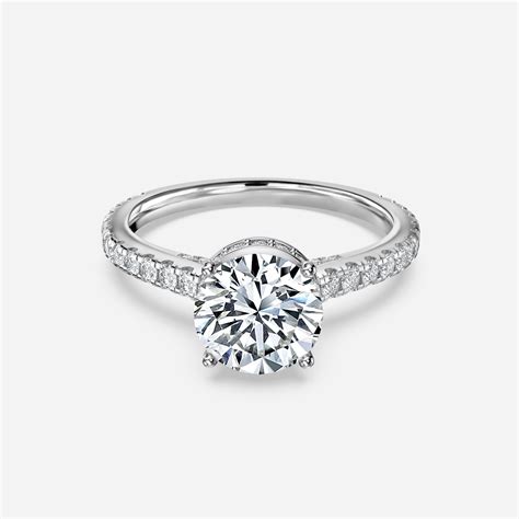 Fiona Platinum Engagement Ring - Flawless Fine Jewellery London