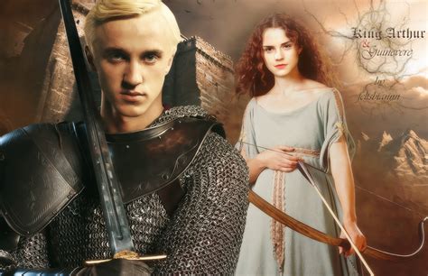 King Arthur and Guinevere by feltsbiannn on DeviantArt