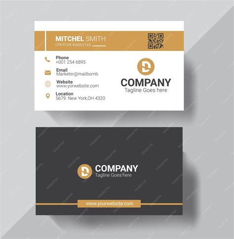 Premium Vector | Business card template name card template