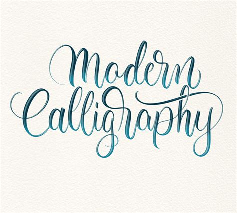 Modern Calligraphy Calligraphy Words To Practice : Trace one line and then copy on the next line ...