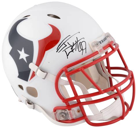 J.J. Watt Houston Texans Autographed White Matte Pro Helmet - #2 of a Limited Edition of 6 - JSA LOA