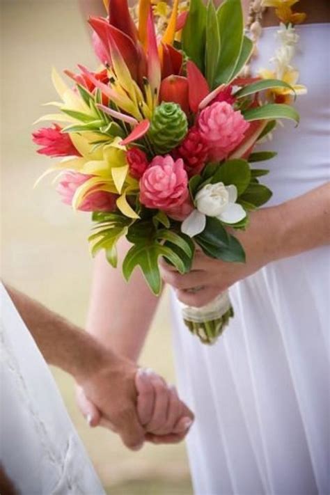 Tropical Flowers For Wedding - weddingdressescollection-cho