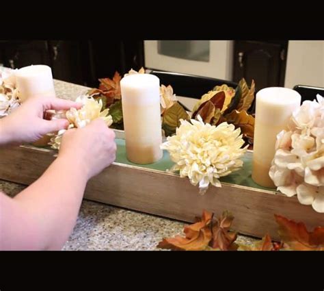 DIY Dollar Store Fall Centerpiece Decor