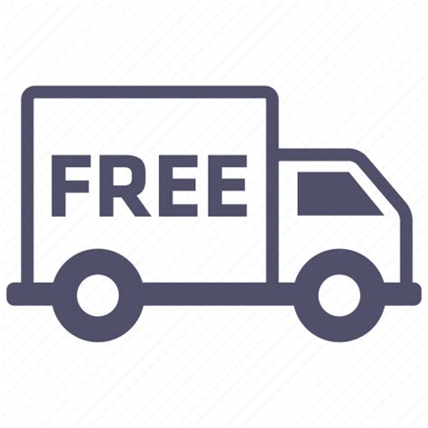 Delivery, free, van, transport icon