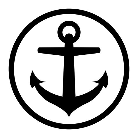 Anchor vector icon 550451 Vector Art at Vecteezy