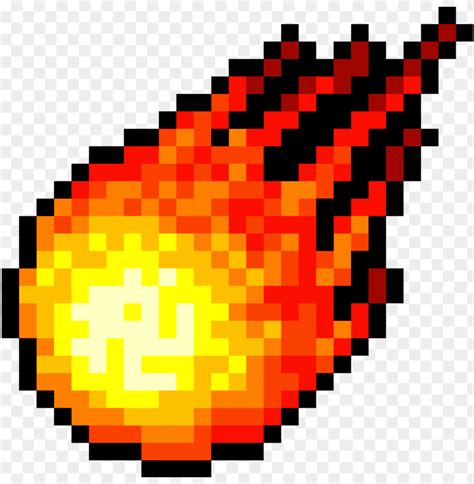 Free download | HD PNG pixel fireball fireball pixel art PNG transparent with Clear Background ...