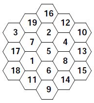 Magic Hexagon Worksheets | Dr Mike's Math Games for Kids