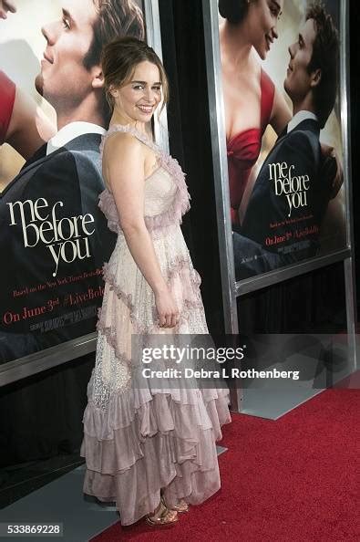 Emilia Clarke attends the World Premiere of "Me Before You" at AMC ...