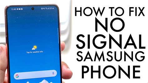 How To FIX Samsung Phone No Signal Issue! (2021) - YouTube