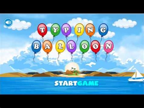 Typing Balloon | Typing Games For Kids | Fun Typing Games | KidzType - YouTube