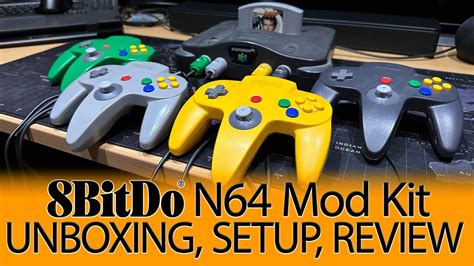 8BitDo Nintendo N64 Controller Mod Kit Product Unboxing, Set-up, Testing & Review - YouTube