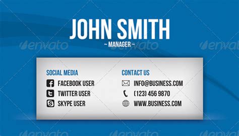 15 + Best Social Business Cards Templates