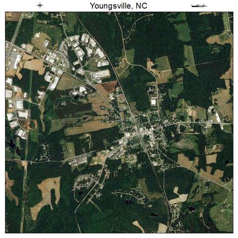 Aerial Photography Map of Youngsville, NC North Carolina