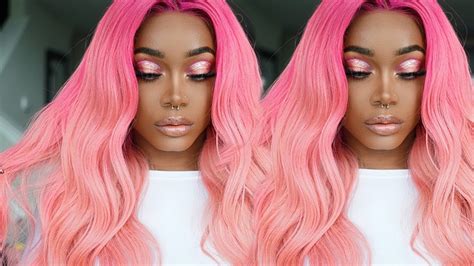 The PERFECT Pink Hair for Brown skin/WOC/POC + Natural hair Update | Cexxy Hair - YouTube