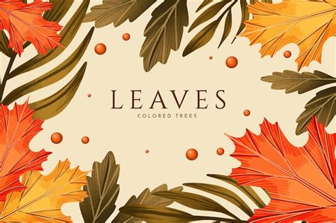 Free Vector | Watercolor autumn leaves background