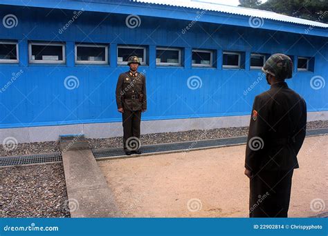 North Korean Soldiers in the DMZ Editorial Stock Image - Image of south ...