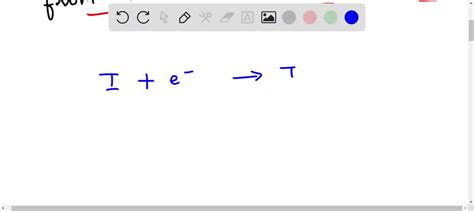 SOLVED: Write an equation that shows the formation of the iodide ion ...