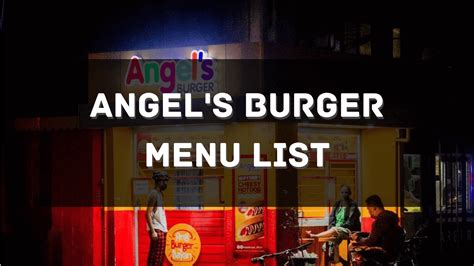 Angel's Burger Menu Prices Philippines 2024 [Updated] — All About Philippines Menu