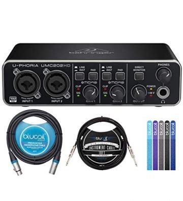 Behringer U-PHORIA UMC202HD USB Audio Interface Camera Gear & Setup ...