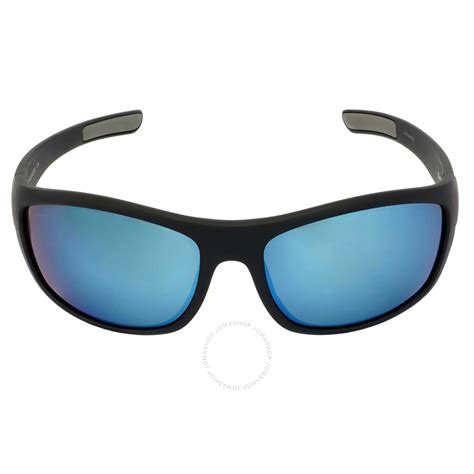 Suncloud Cover Polarized Blue Mirror Wrap Men's Sunglasses S-CVR PPUMMB 715757583187 ...