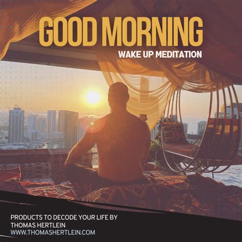 GOOD MORNING - WAKE UP MEDITATION - matrixroom