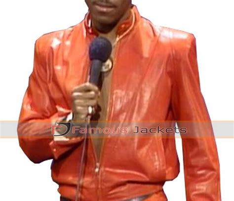 Eddie Murphy Classic Raw Concert Leather Costume - Famous Jackets