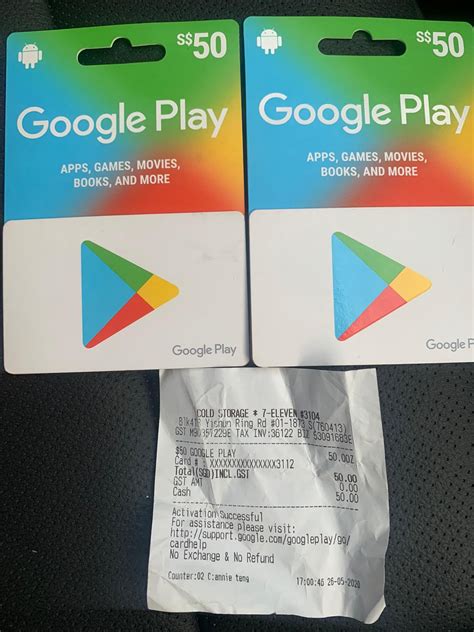 SELLING GOOGLE PLAY Gift Card $50 x2 ($50EACH), Mobile Phones & Gadgets ...