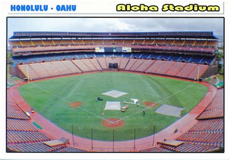 Aloha Stadium, best known as the former home of the Pro Bowl, hosted a 3-game series between the ...