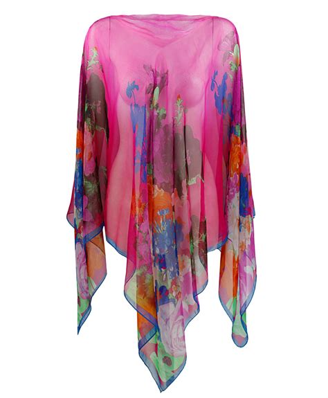 WOMENS ASYMMETRIC BEACH PONCHO TOP LADIES SUMMER KAFTAN COVER UP SARONG ONE SIZE | eBay