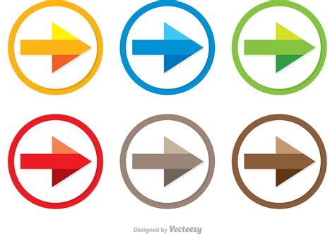 Colorful Next Step Arrow Icon Vectors 84566 Vector Art at Vecteezy