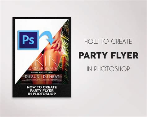 How to create Party flyer in Photoshop (.PSD) | by ElegantFlyer