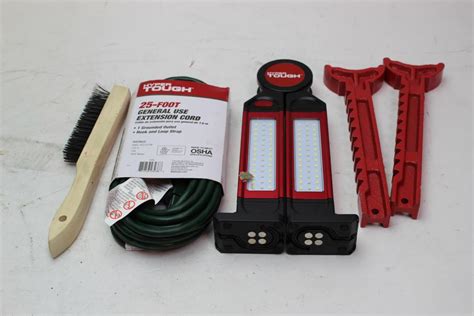 Hyper Tough 25' Extension Cord, LED Worklight And More | Property Room